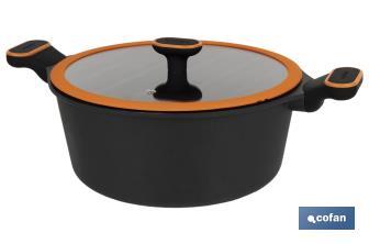 Full induction pot | Die-cast aluminium | Size: Ø28cm - Cofan