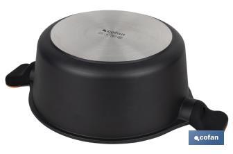 Full induction pot | Die-cast aluminium | Size: Ø28cm - Cofan
