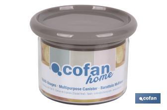 Multi-purpose canister, Albahaca Model | Polystyrene and polypropylene | Kitchen storage canisters - Cofan