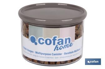 Multi-purpose canister, Albahaca Model | Polystyrene and polypropylene | Kitchen storage canisters - Cofan