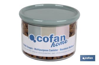 Multi-purpose canister, Albahaca Model | Polystyrene and polypropylene | Kitchen storage canisters - Cofan