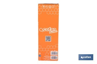 Bote de cocina de vidrio borosilicato | Tapa beige | Cierre a presión | Capacidad: 1,7 l | Almacenaje de alimentos | Medidas: Ø10 x 30 cm - Cofan