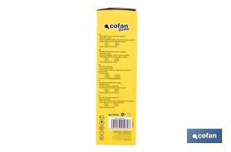 Set da 4 barattoli di vetro | Per la conservazione di alimenti | Capacità: 750 - 1150 - 1500 - 2100 ml - Cofan