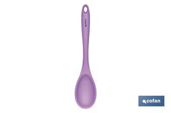 Colher de cozinha | Modelo Vergini I Nylon revestido com silicone I Medidas 27 x 5,7 cm | Concha de sopa - Cofan