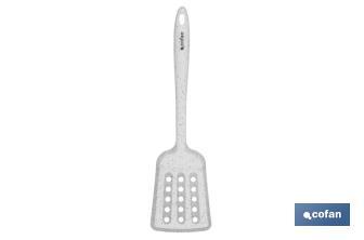 Colher de cozinha Ranhurada Modelo Bach I Silicone e nylon I Medida 34 cm - Cofan