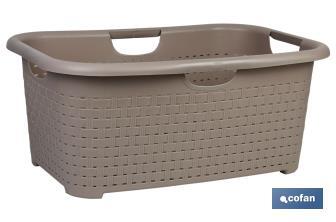 Cesta Multiusos de Polipropileno | Varios Colores | Medidas: 59 x 38 x 26 cm - Cofan