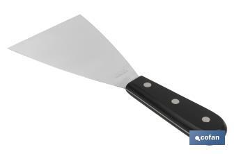 Spatule de Plancha pour cuisine | Fabriquée en acier inoxydable - Cofan