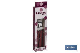 Pack de 3 fourchettes à steak ou de table | Avec 4 dents | En 2 couleurs - Cofan