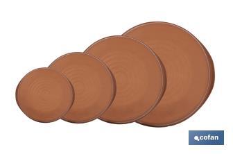 Heat-resistant terracotta round dish | Available in different sizes | Cook recipes on a slow burn - Cofan