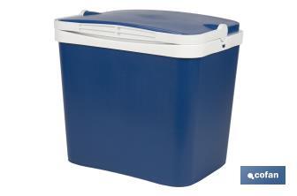 Nevera rígida | Color: azul | Material: polipropileno | Disponible en diferentes medidas y capacidades - Cofan
