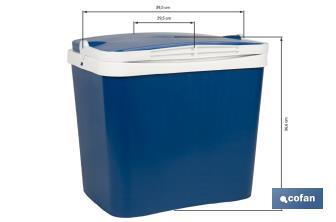 Nevera rígida | Color: azul | Material: polipropileno | Disponible en diferentes medidas y capacidades - Cofan