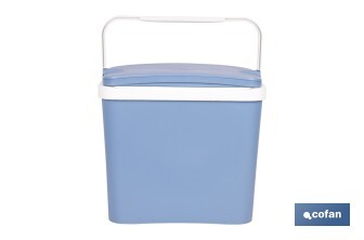 Nevera rígida de 24 litros | Color: azul claro | Material: polipropileno - Cofan