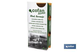 Pack de 3 éponges à récurer antibactériennes - Cofan