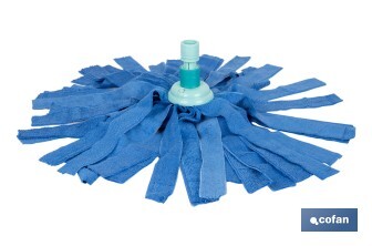 Microfibre mop with shock absorber - Cofan