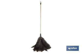 Ostrich Feather Duster & Wooden Handle - Cofan