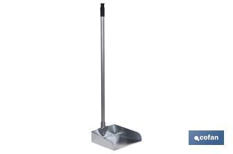 Metallic Dustpan with handle - Cofan