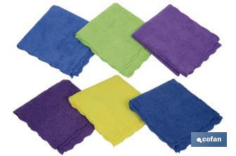 Pack of 3 microfibre cloths - Cofan