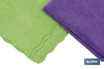 Pack of 3 microfibre cloths - Cofan