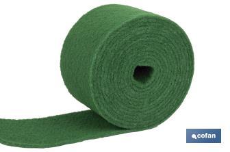 Green scrub pad roll - Cofan