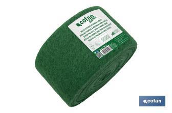 Green scrub pad roll - Cofan