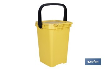 Conteneur jaune pour plastiques et boites de conserves - Cofan