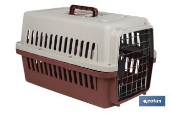 Transportadora para Animais de Estimação Modelo | Medidas: 58 x 37 x 35 cm - Cofan