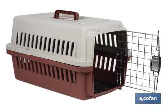 Caisse de Transport pour Animaux de Compagnie | Dimensions : 58 x 37 x 35 cm - Cofan