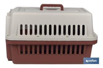 Caisse de Transport pour Animaux de Compagnie | Dimensions : 58 x 37 x 35 cm - Cofan