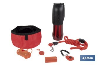 Set d'accessoires pour Chiens | Boîte avec 7 éléments | Accessoires quotidiens pour animaux de compagnie - Cofan