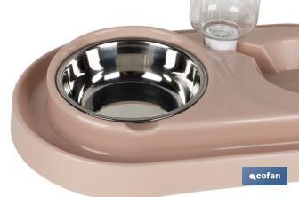 Food and water dispenser | Pet accessories | Nude Colour - Cofan