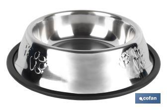 Food and water bowl for pets | Stainless steel | Available in several sizes - Cofan