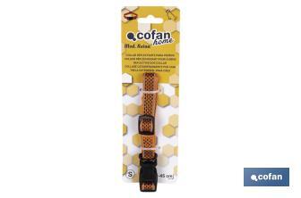 Collier Réfléchissant pour Chiens | Couleur Orange | Plusieurs Dimensions - Cofan