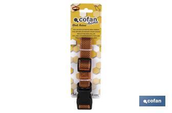 Reflective dog collar | Orange | Available in different sizes - Cofan