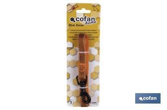 Reflective dog training leash | Available in different sizes | Orange - Cofan