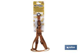 Reflective dog harness | Orange | Available in various sizes - Cofan