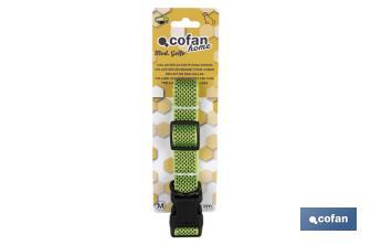 Collier Réfléchissant pour Chiens | Couleur Verte | Taille S ou M - Cofan