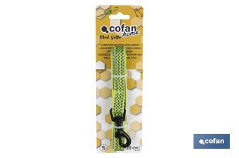 Reflective dog training leash | Available in various sizes | Green - Cofan