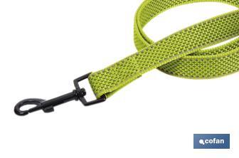 Reflective dog training leash | Available in various sizes | Green - Cofan