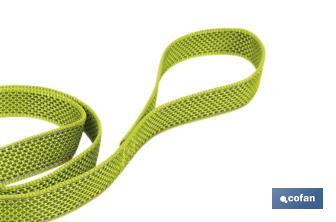 Reflective dog training leash | Available in various sizes | Green - Cofan