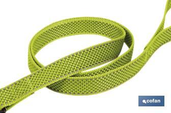 Reflective dog training leash | Available in various sizes | Green - Cofan
