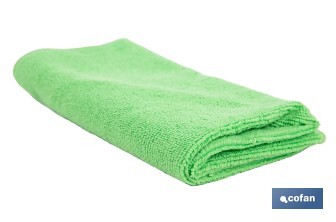 Chiffon Microtex | Dimensions : 40 x 40 cm | Couleur Bleue | Chiffon très Absorbant - Cofan