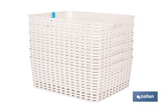 Panier Multi-usages | Capacité 12 L | Panier de Rangement | Panier Organisateur - Cofan