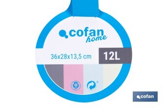 Panier Multi-usages | Capacité 12 L | Panier de Rangement | Panier Organisateur - Cofan