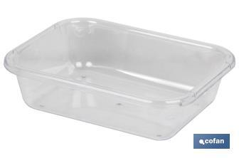 Multi-purpose tray | Albahaca Model | Several sizes | Transparent material | Multi-purpose organiser - Cofan