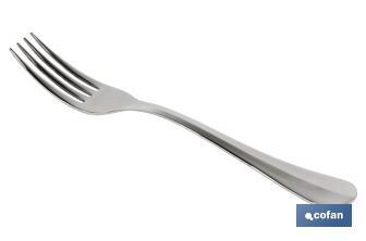 Table fork | Bolonia Model | 18/00 Stainless steel | Available in pack or blister pack - Cofan