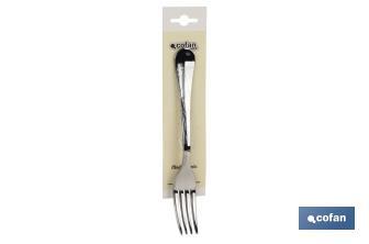 Table fork | Bolonia Model | 18/00 Stainless steel | Available in pack or blister pack - Cofan