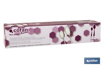 Coffee spoon | Bolonia Model | 18/00 Stainless steel | Available in pack or blister pack - Cofan