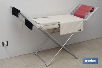 Electric extensible clothes airer 220W, Sahara Model - Cofan