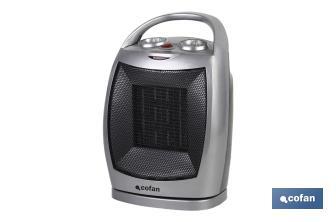 Termo ventilador Eléctrico | Modelo Finlandia | Doble Función de Calor 750 - 1500 W | Calefactor Cerámico PTC - Cofan