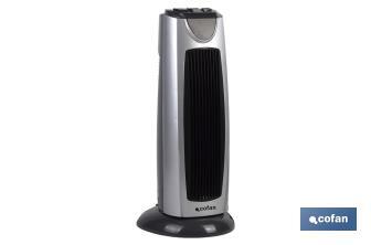 Termo ventilador Eléctrico | Modelo Varsovia | Doble Función de Calor 1000 - 2000 W | Calefactor Cerámico PTC - Cofan